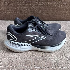 Brooks Glycerin GTS 21 Running Shoe Sneaker Mens 11 2E Black Supportive Cushion